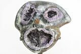 Unique Amethyst Geode with a Face - Uruguay #213421-1